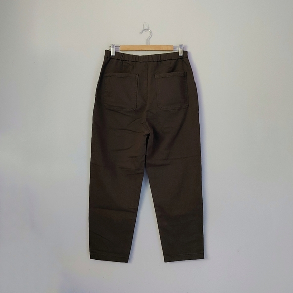 Roots Utility Pants French Terry Patch Pocket Ankle Length Size 8 - Picture 3 of 15
